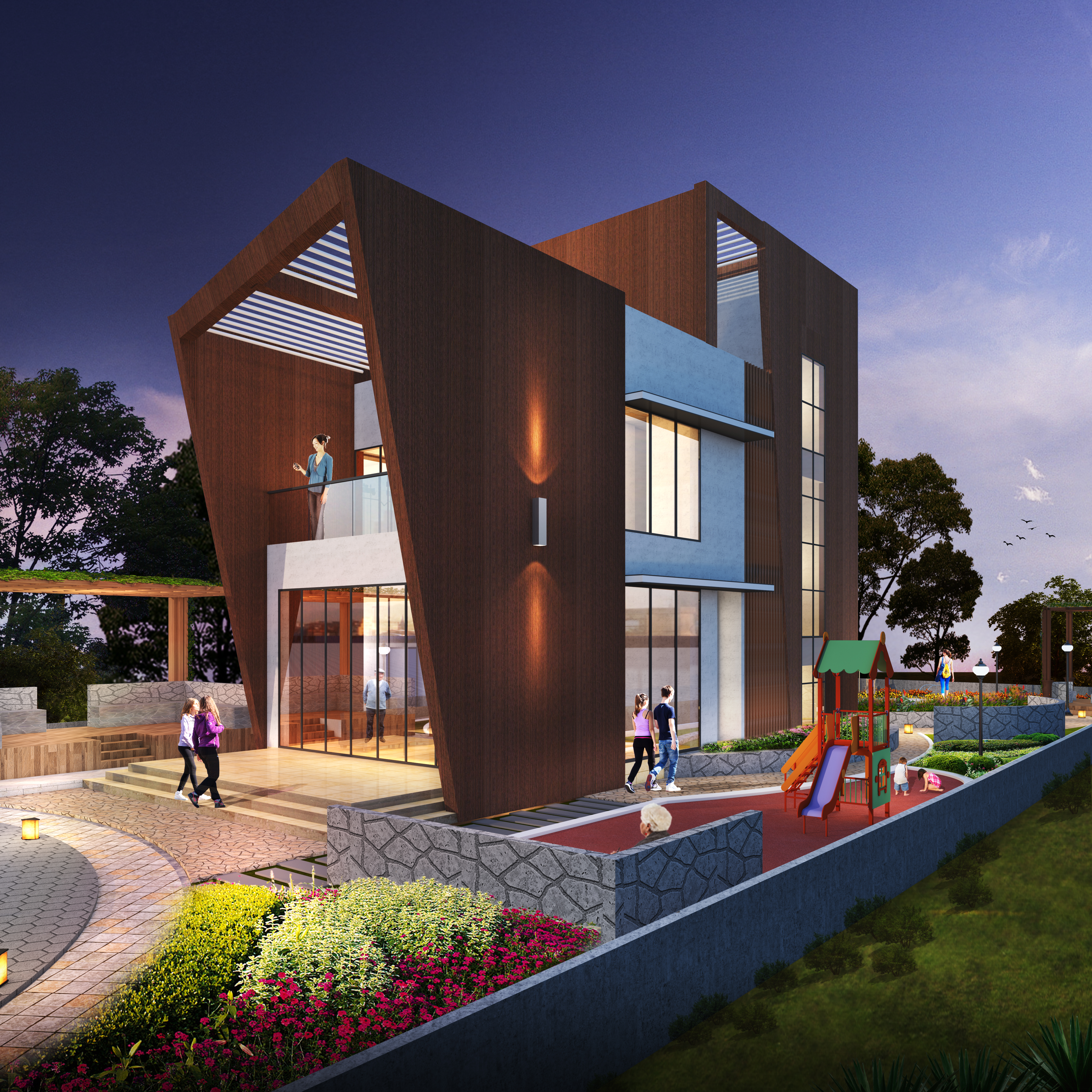 Continental Futura clubhouse facade