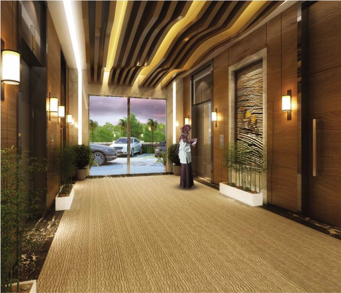 Luxury entrance lobby